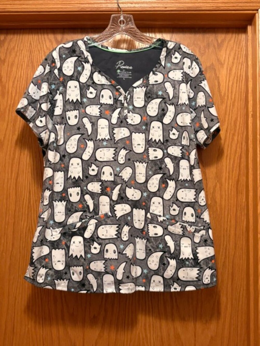 Premiere by healing hands size large women's scrub top